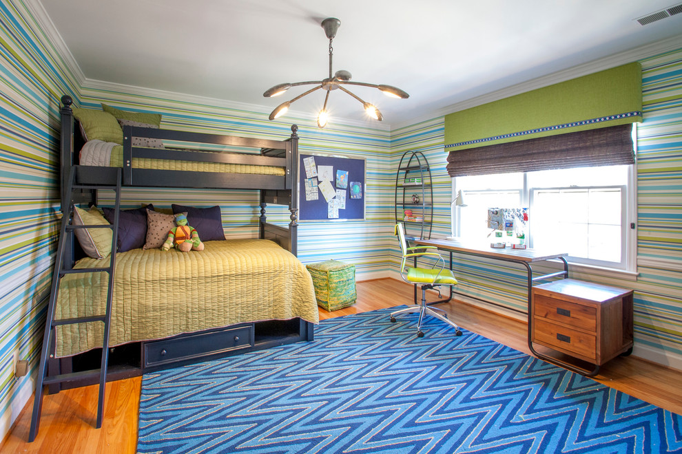Inspiration for an eclectic kids' bedroom in Charlotte.