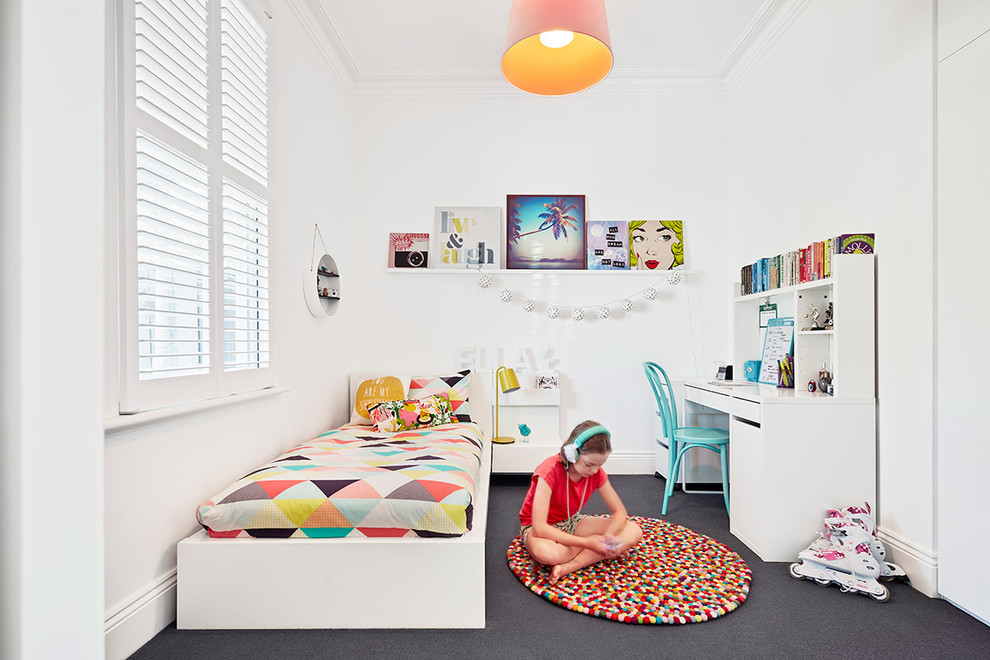 Inspiration for a contemporary kids' bedroom in Melbourne.