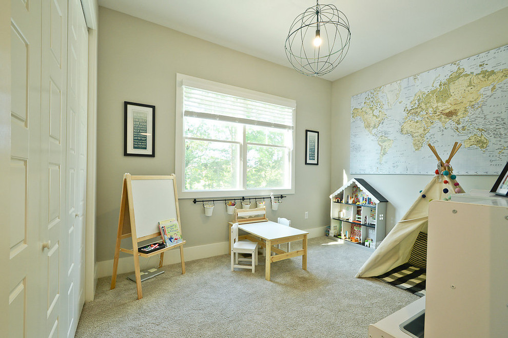 Inspiration for a cottage kids' room remodel in Indianapolis