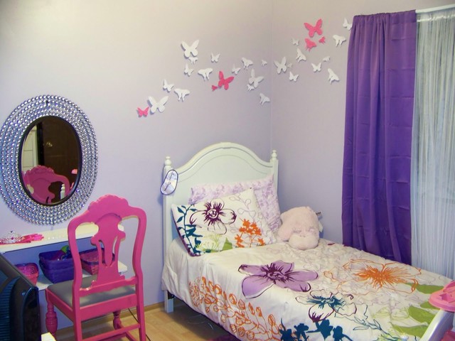 Girls butterfly bedroom deals