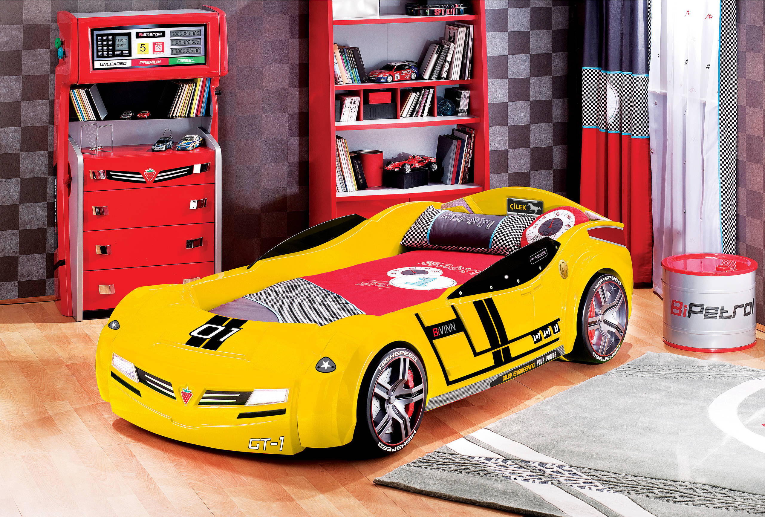 Racing Car Bed Houzz, Cilek Race Car Dresser