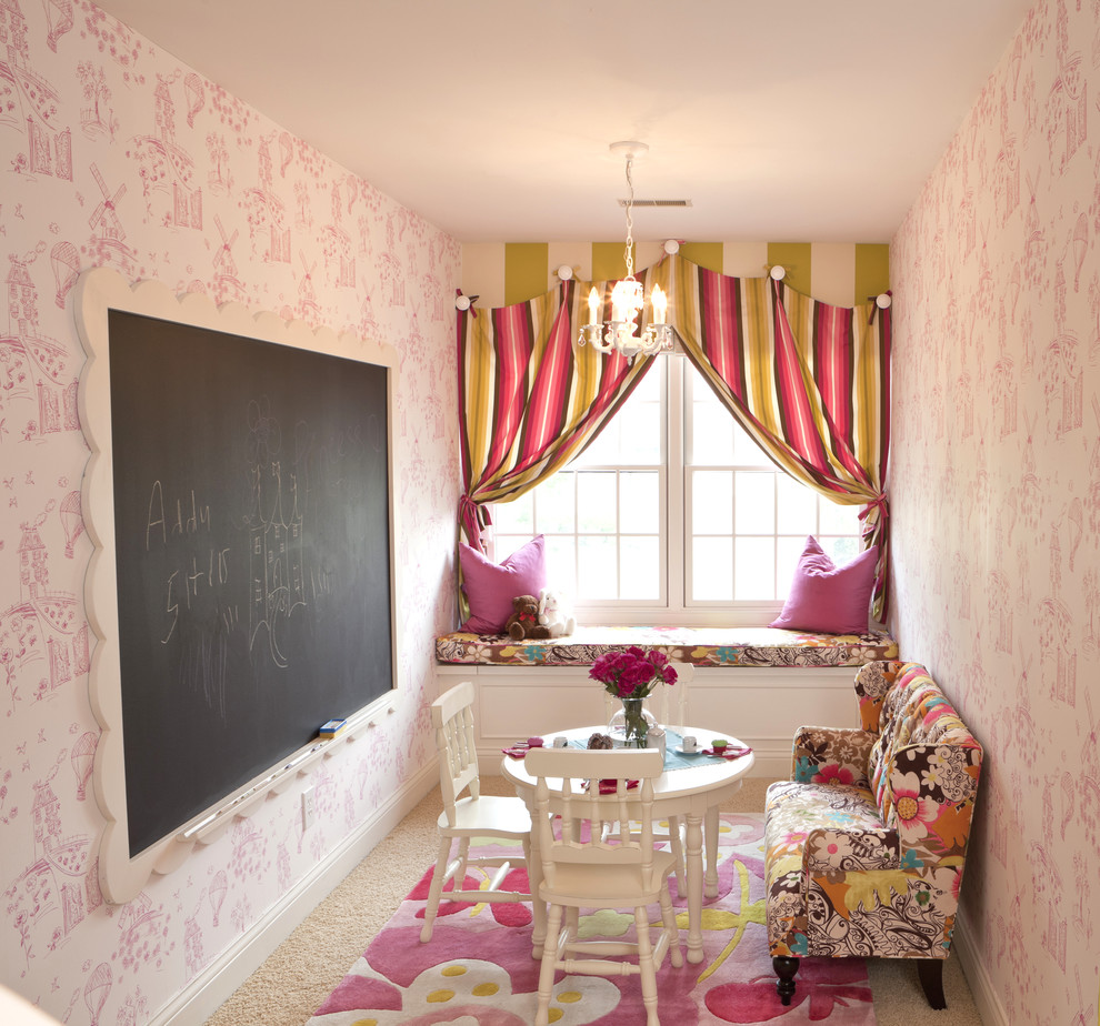 Inspiration for a transitional kids' room remodel in Houston
