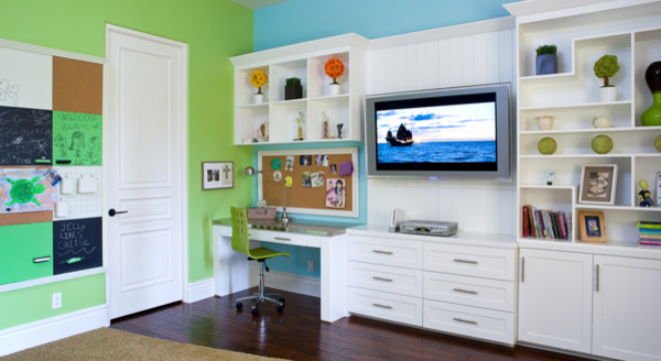Inspiration for a contemporary kids' room remodel in San Diego