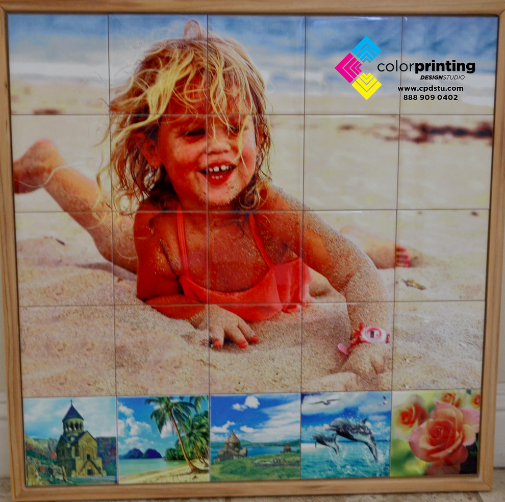 ceramic tiles with picture Kids Los Angeles by Color Printing Design Studio Houzz