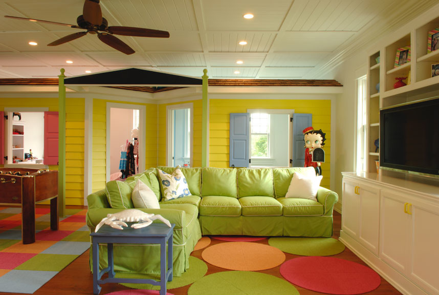 Kids' room - coastal kids' room idea in Charleston