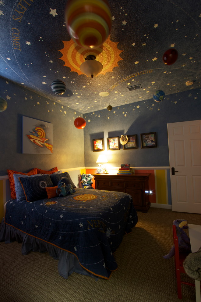 Contemporary kids' bedroom in Orlando.