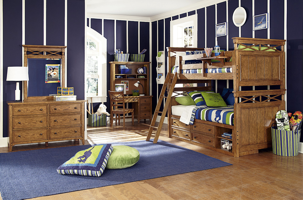 Example of a classic kids' room design in Charlotte