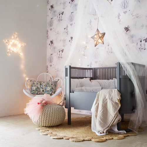 Design ideas for a scandinavian toddler’s room in Melbourne.