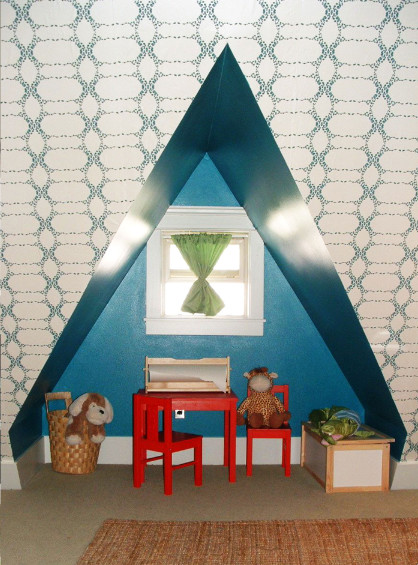 Inspiration for an eclectic kids' room remodel in Seattle