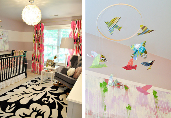 Inspiration for a contemporary kids' room remodel in Charlotte