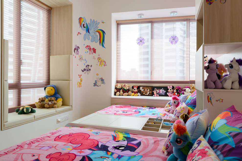 Aménagement d'une chambre d'enfant moderne.