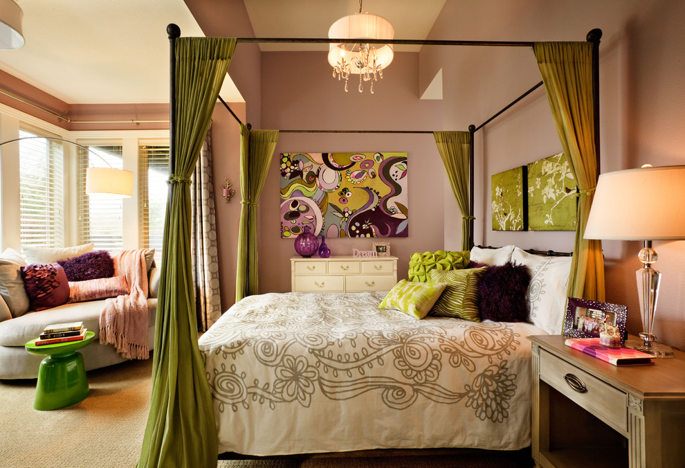 Inspiration for a contemporary kids' bedroom in Portland.