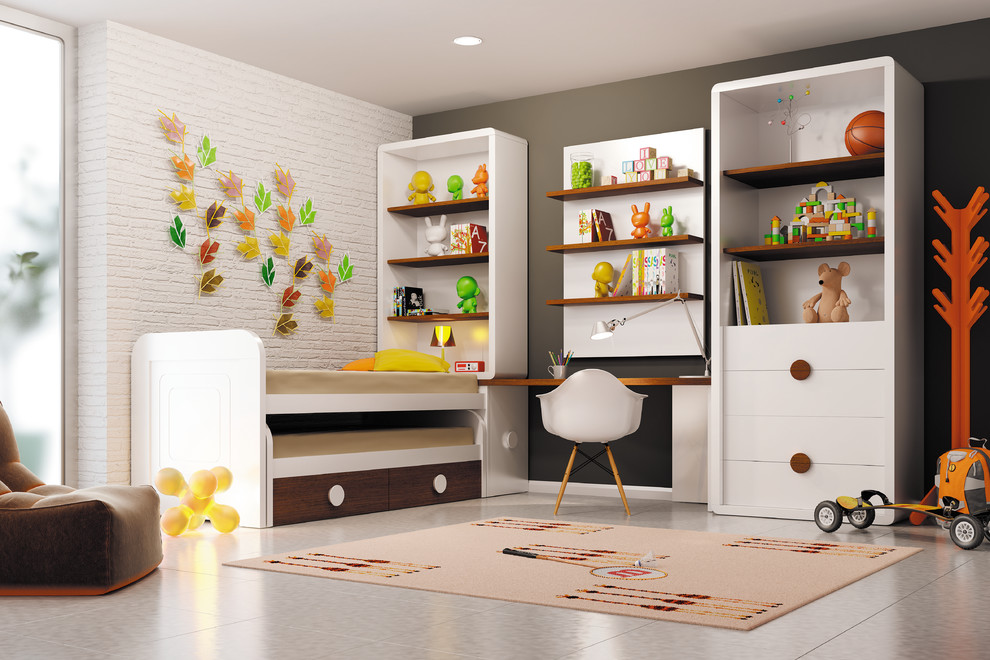 Inspiration for a contemporary kids' room remodel in Miami