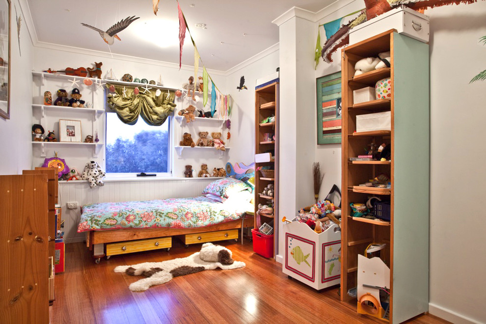 Inspiration för ett funkis barnrum kombinerat med sovrum