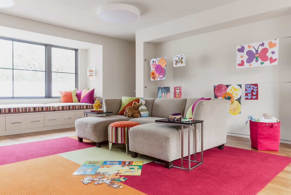 This is an example of a contemporary playroom in Other.