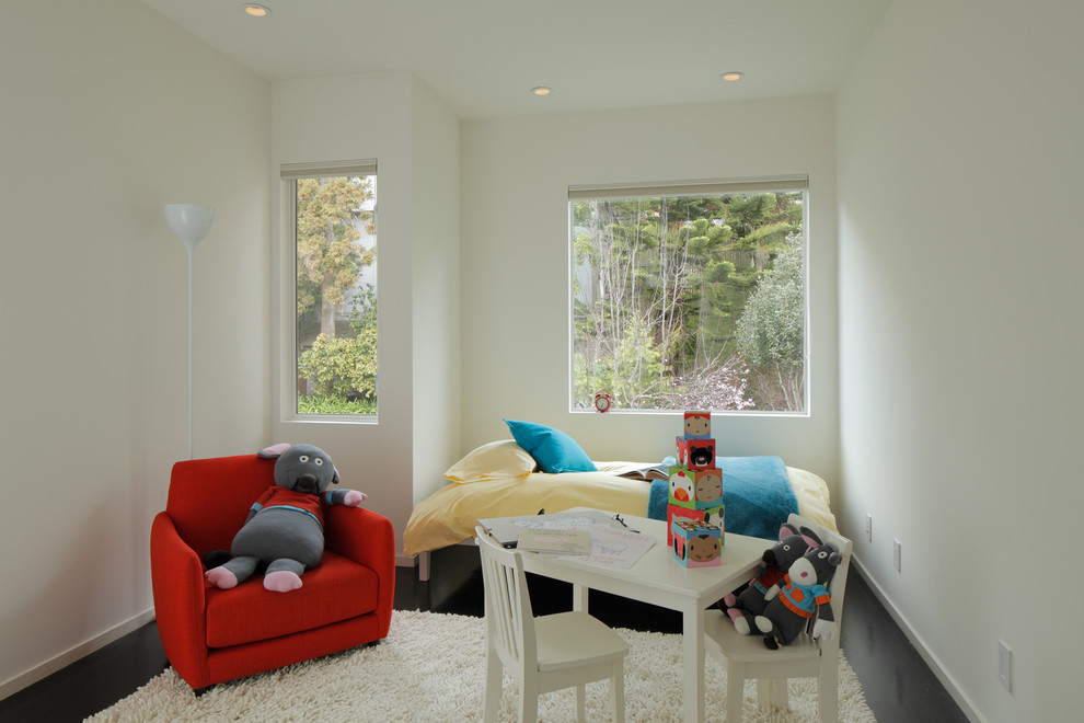 This is an example of a modern playroom in San Francisco.