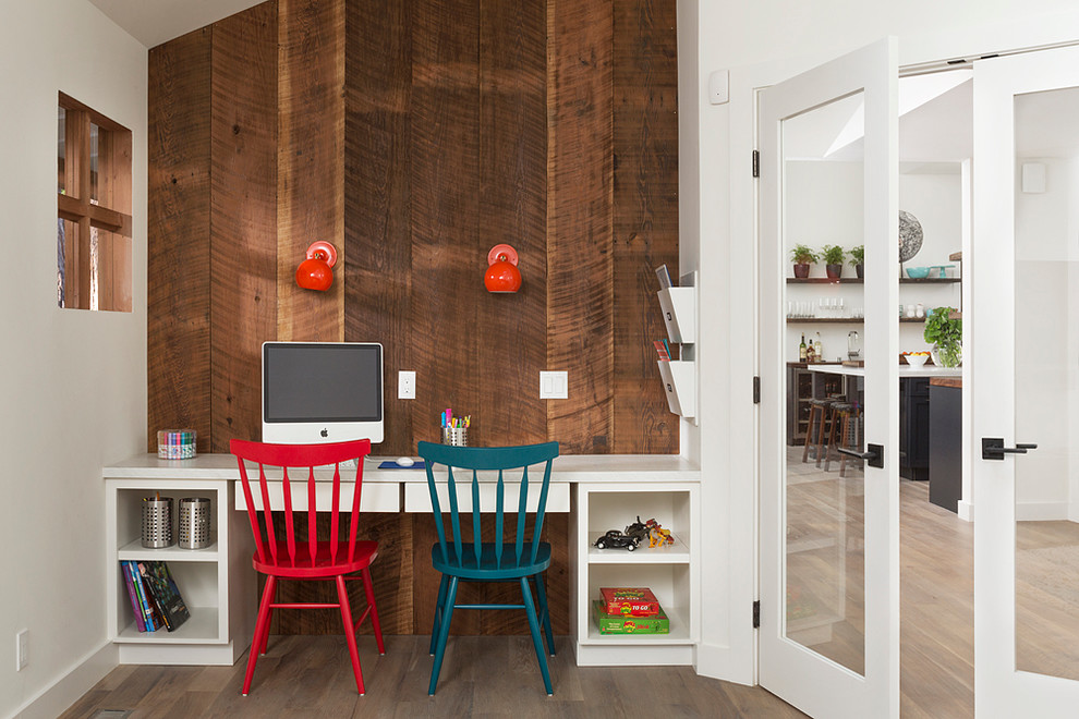 Inspiration for a contemporary gender-neutral kids' room remodel in San Francisco