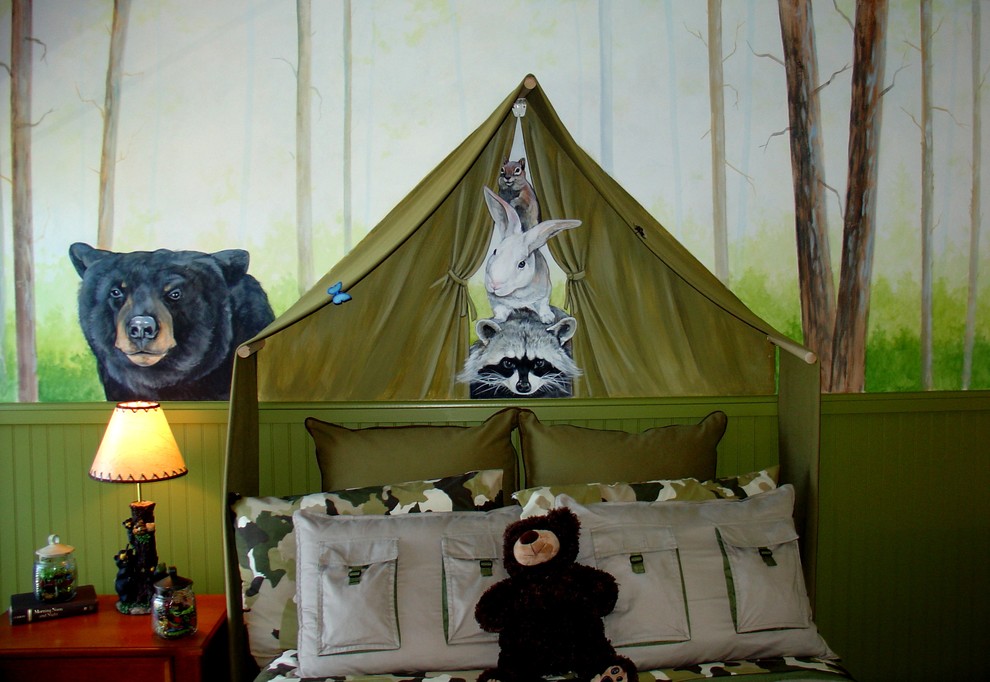 Kids' room - eclectic kids' room idea in Indianapolis