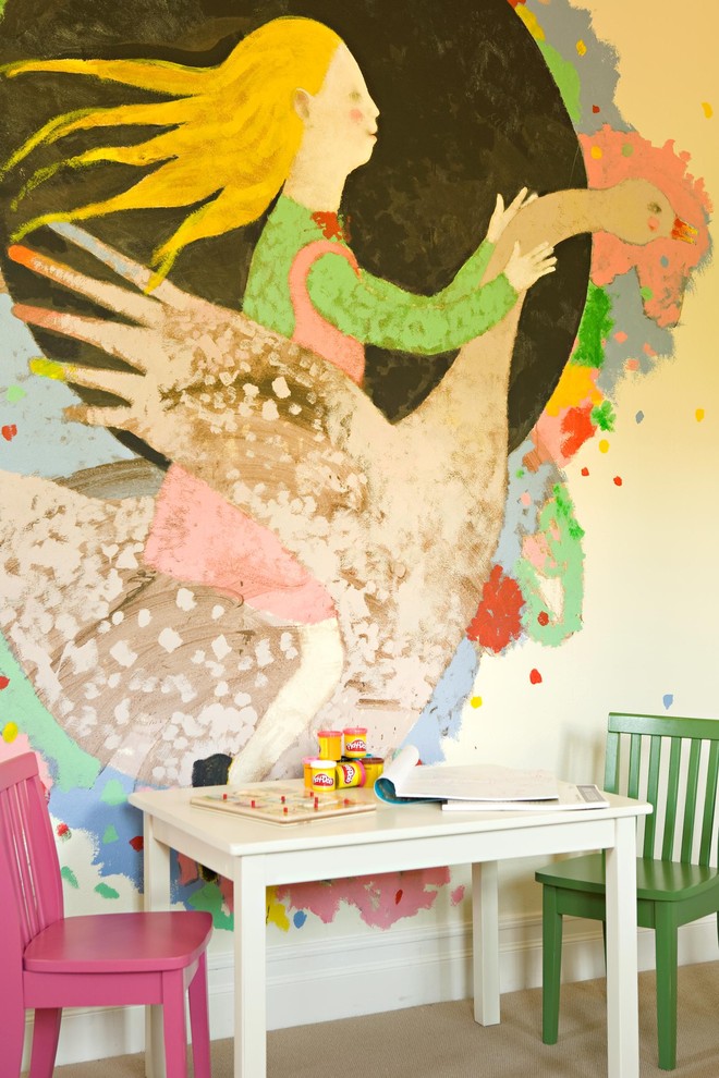 Photo of a contemporary playroom in Los Angeles.