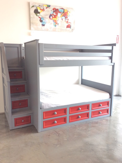 Custom Made Bunk Beds Transitional Kids Los Angeles By Only Furniture Accessories Houzz Uk Custom Made Bunk Beds Transitional, Kids Only Furniture