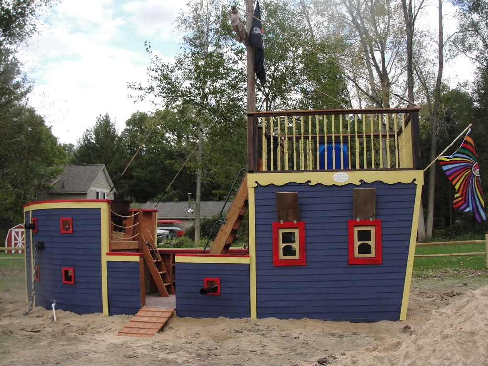 Custom Pirate Ship Traditional Kids Grand Rapids by Out On a