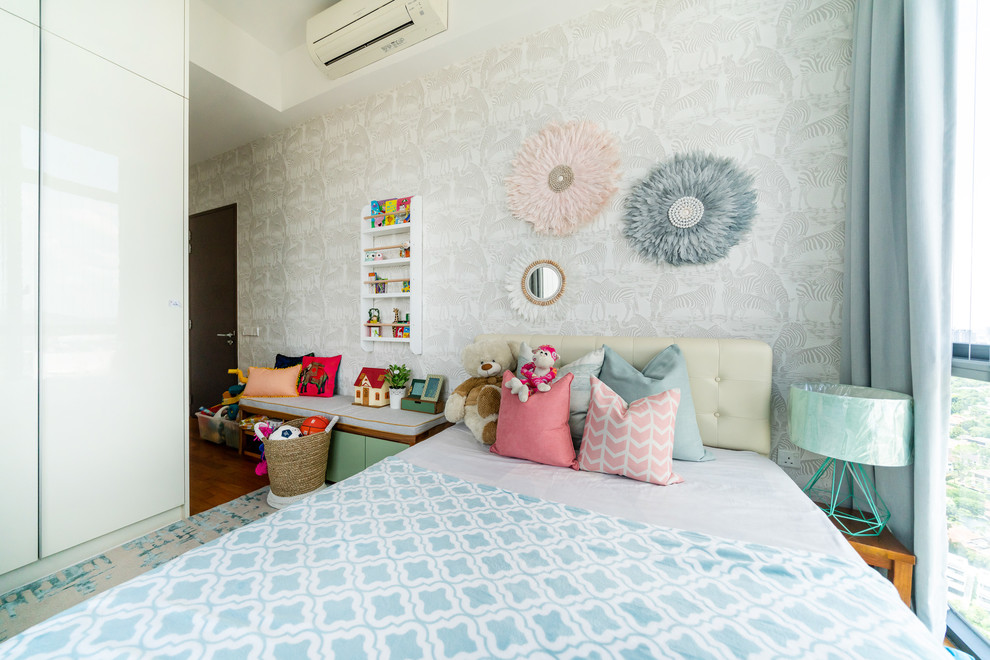 This is an example of a classic kids' bedroom in Singapore.