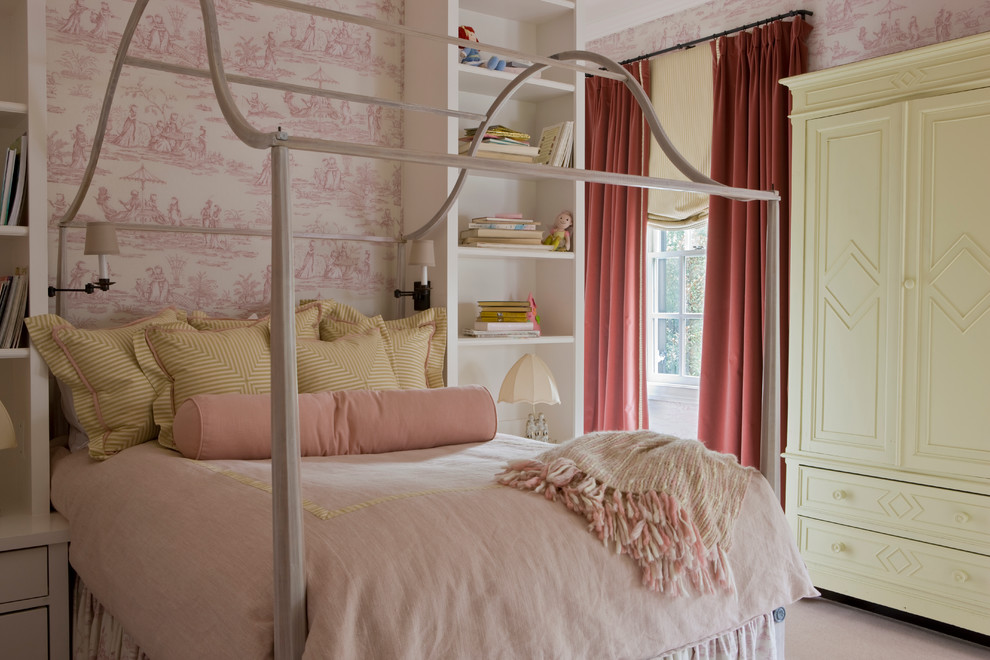 Elegant girl kids' room photo in Other