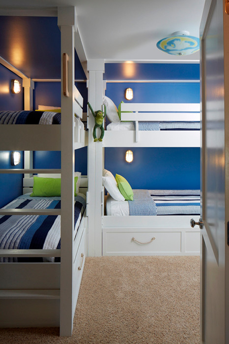Inspiration for a coastal kids' room remodel in DC Metro