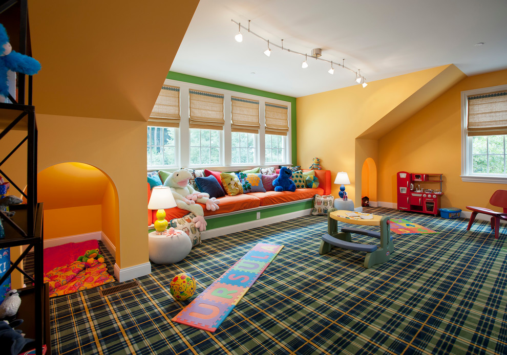 Klassisches Kinderzimmer mit Spielecke in Philadelphia