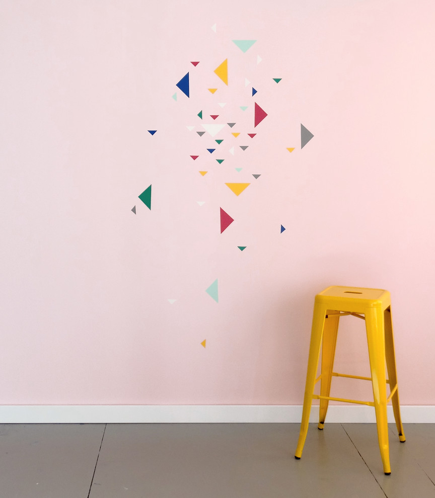 Idéer för funkis flickrum, med rosa väggar
