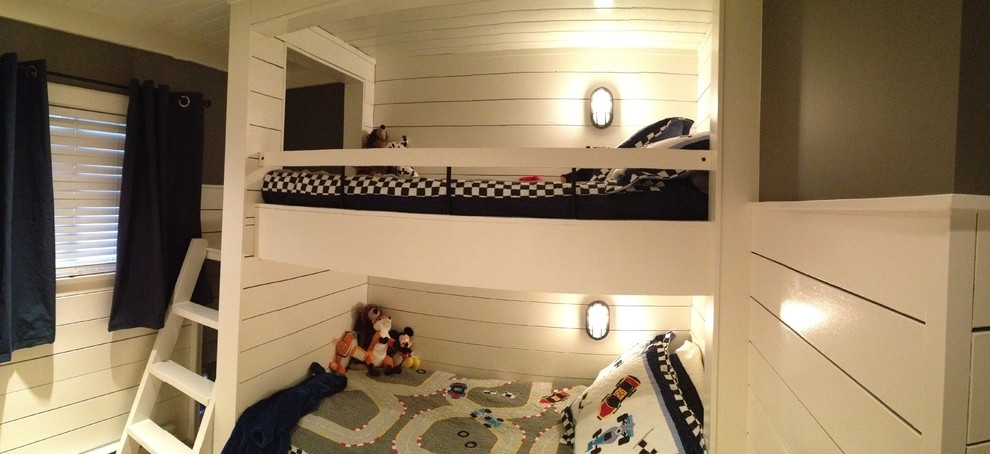 Kids' room - cottage kids' room idea in Vancouver