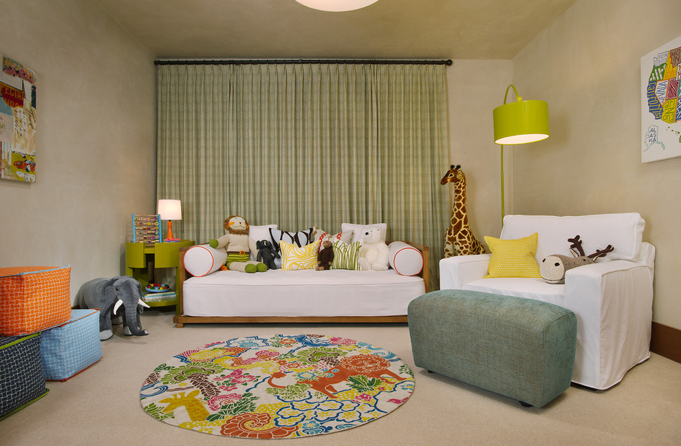 Inspiration for a timeless playroom remodel in Denver