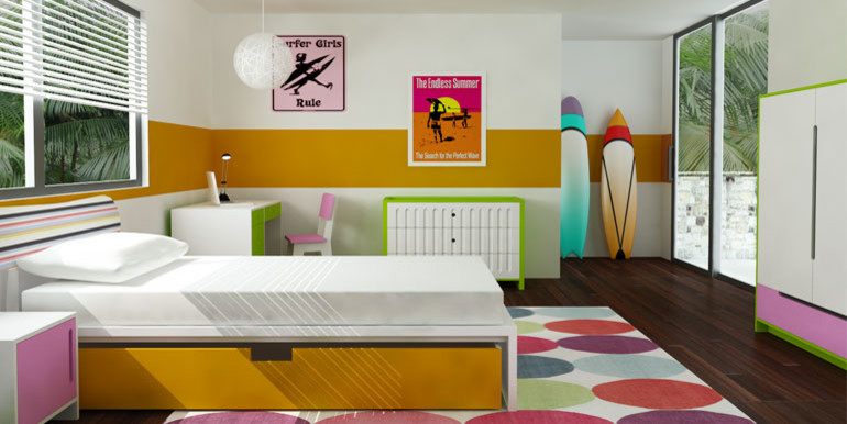 Kids' room - modern kids' room idea in New York