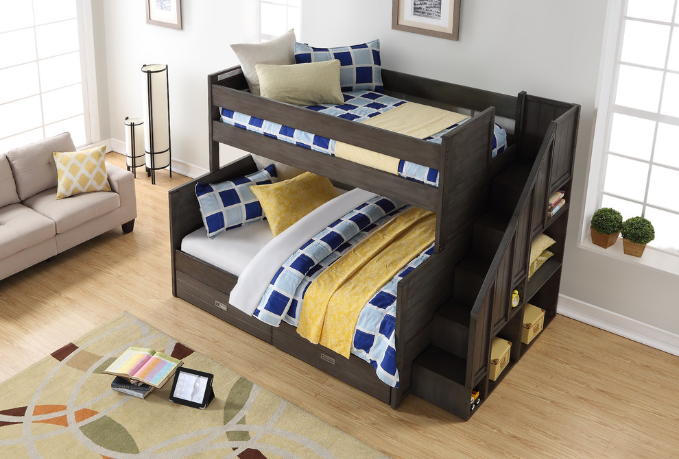 Dylan Twin Over Full Bunk Bed Modern Kids Toronto by Caramia