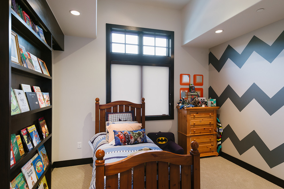 Photo of a contemporary kids' bedroom in Salt Lake City.