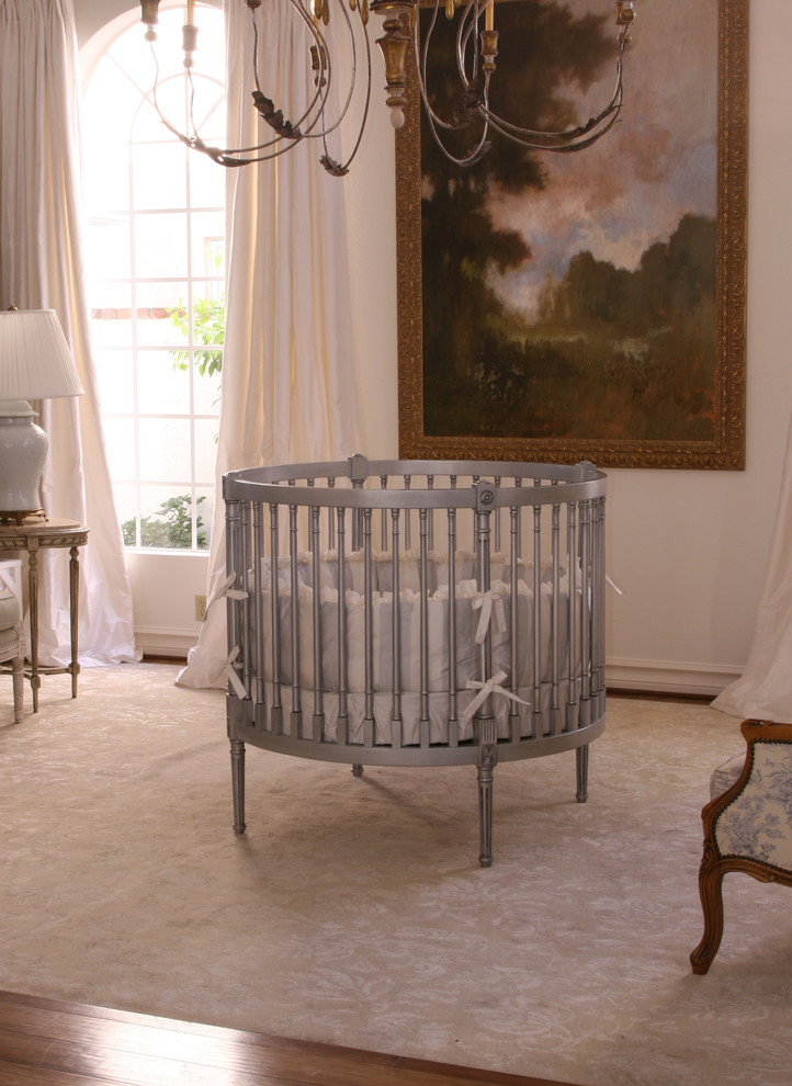 Empire Round Crib Room Traditional Nursery Los Angeles by AFK