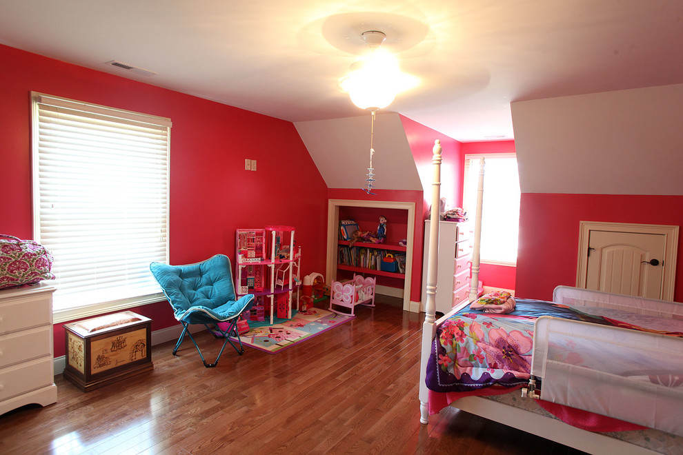 Example of an arts and crafts kids' room design in Other