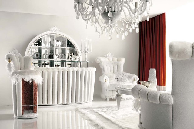 Modernes Mädchenzimmer mit Schlafplatz, weißer Wandfarbe und Teppichboden in Miami