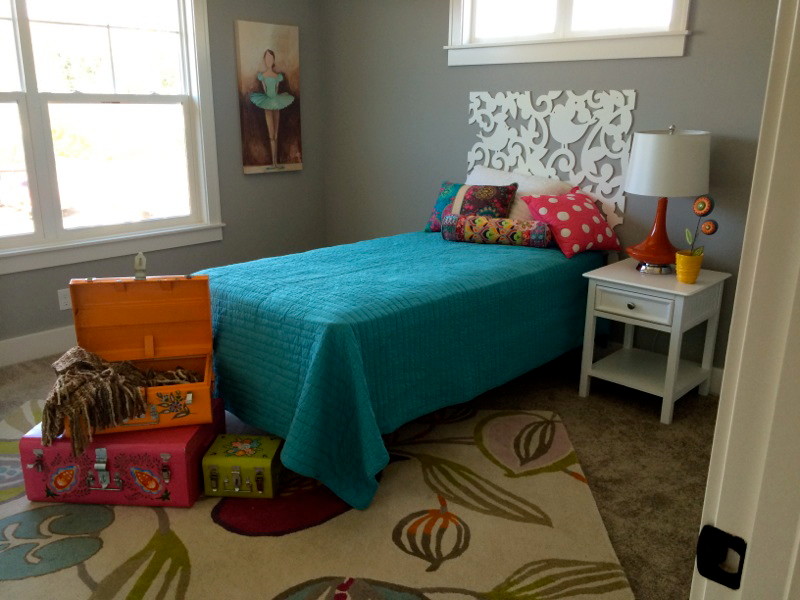 This is an example of an industrial kids' bedroom in Grand Rapids.