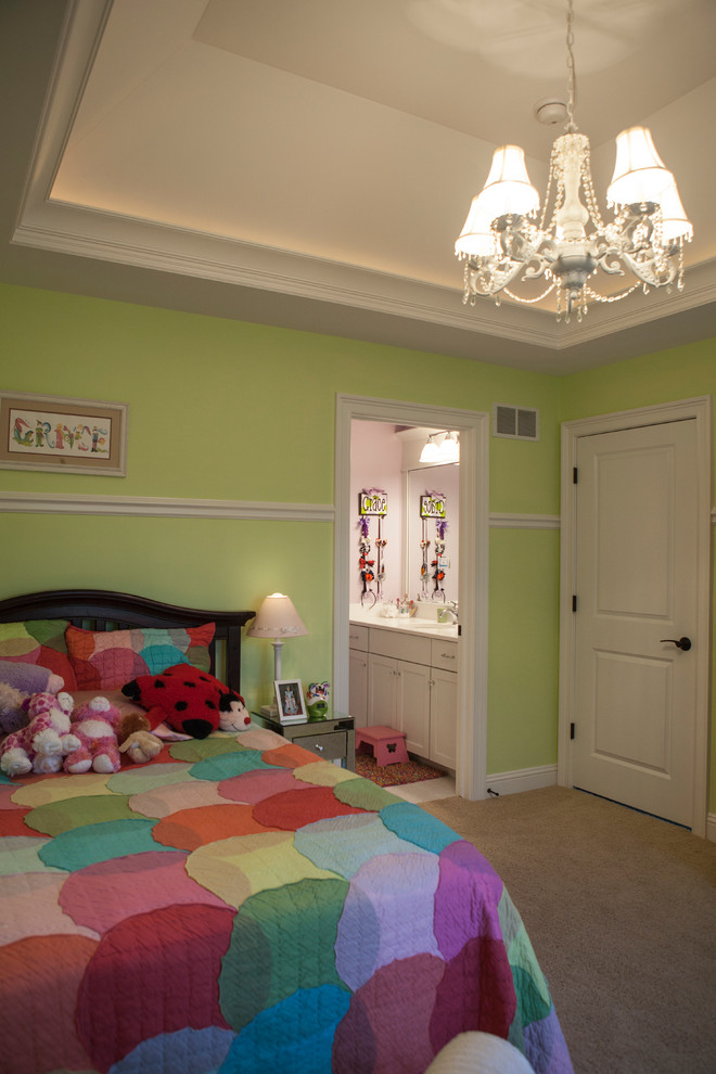 Idée de décoration pour une chambre d'enfant champêtre.