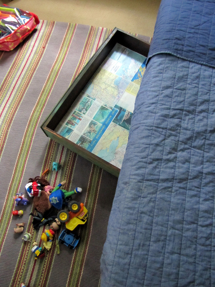 Design ideas for an eclectic kids' bedroom in Philadelphia.