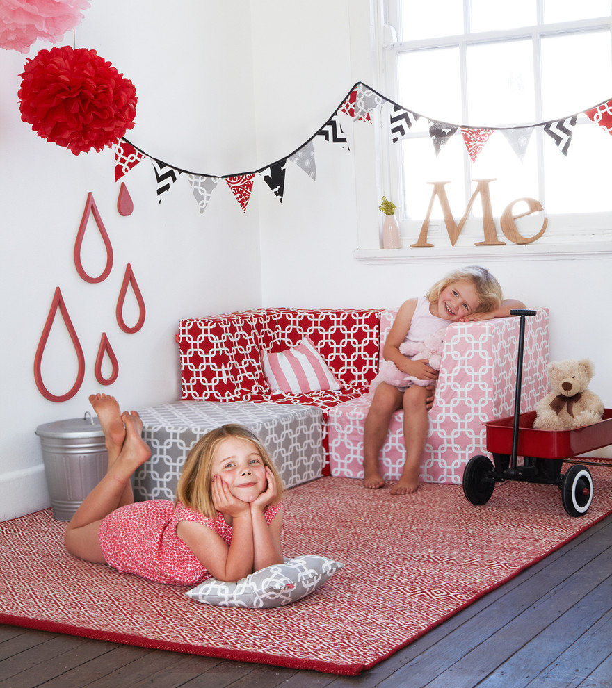 Photo of a bohemian kids' bedroom in Sydney.