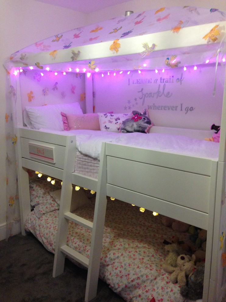 Inspiration for a scandi kids' bedroom in Dorset.