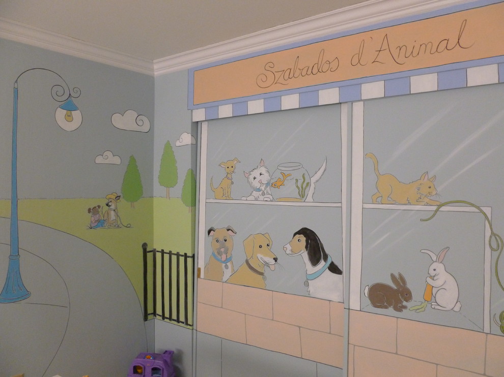 Kids' room - eclectic kids' room idea in San Francisco