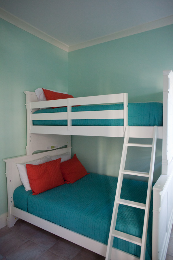 Example of a beach style kids' room design in Miami