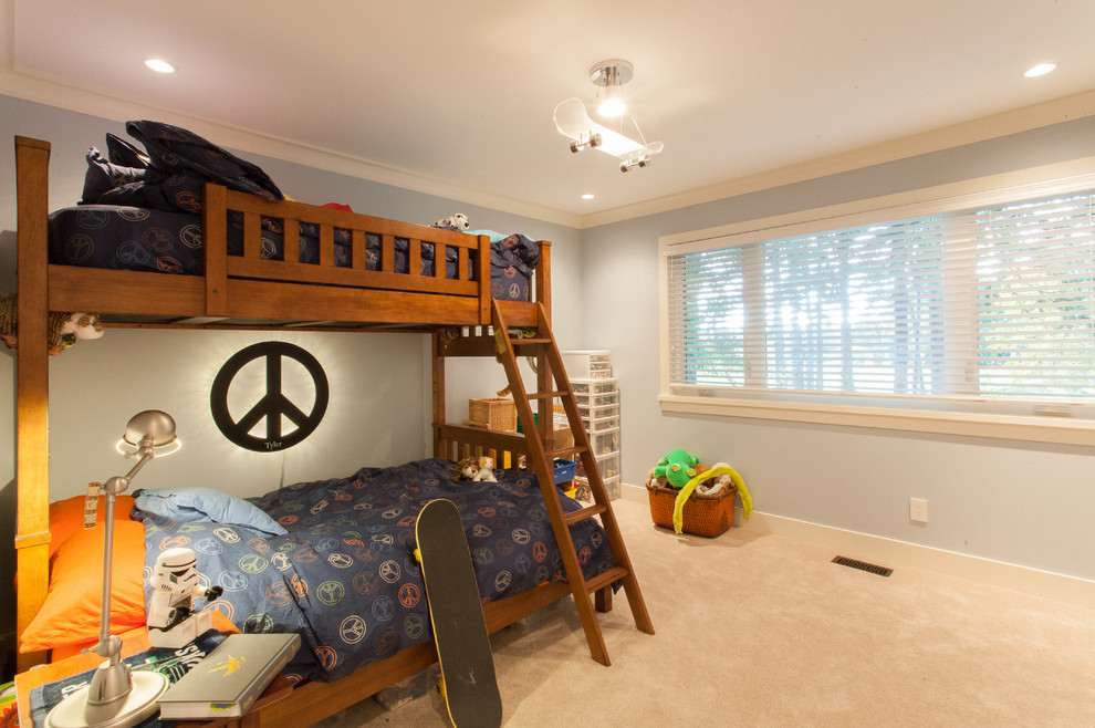 Example of a classic kids' room design in Vancouver