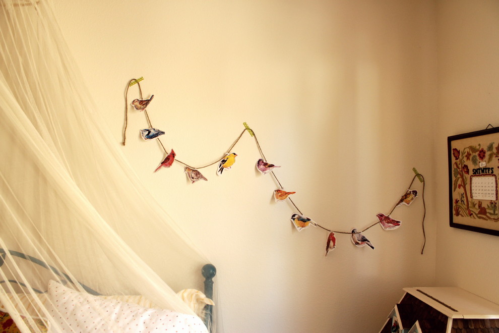 Eclectic kids' bedroom in Albuquerque.