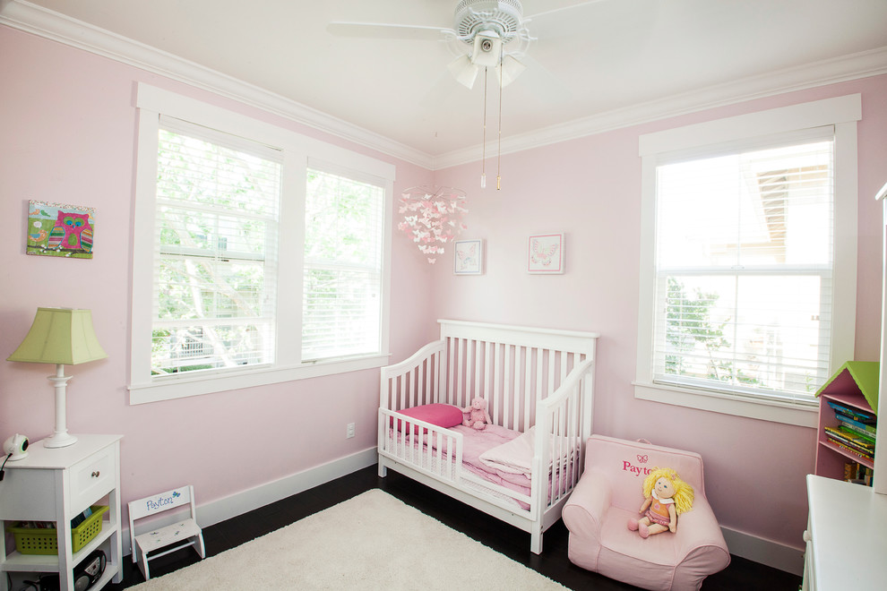 Example of a mid-sized trendy kids' room design in San Francisco