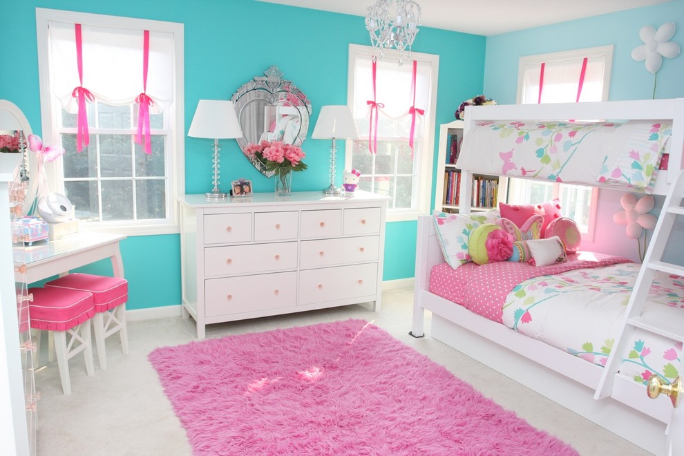 Inspiration for a contemporary kids' room remodel in Boston