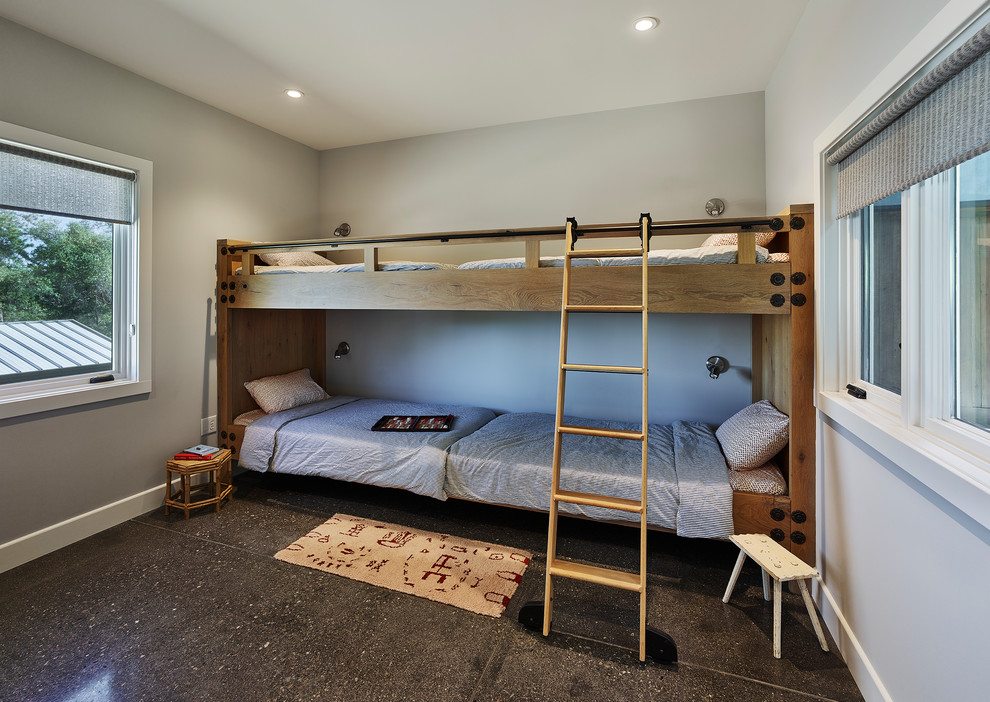 This is an example of a farmhouse kids' bedroom in San Francisco.